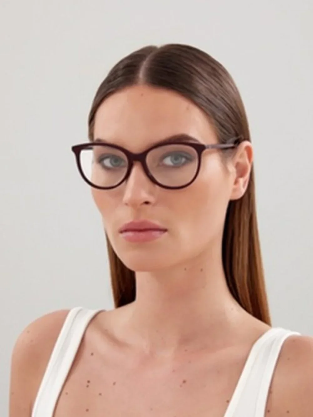Gucci GG0550O 011 Cat Eye Eyeglasses - Burgundy 53mm